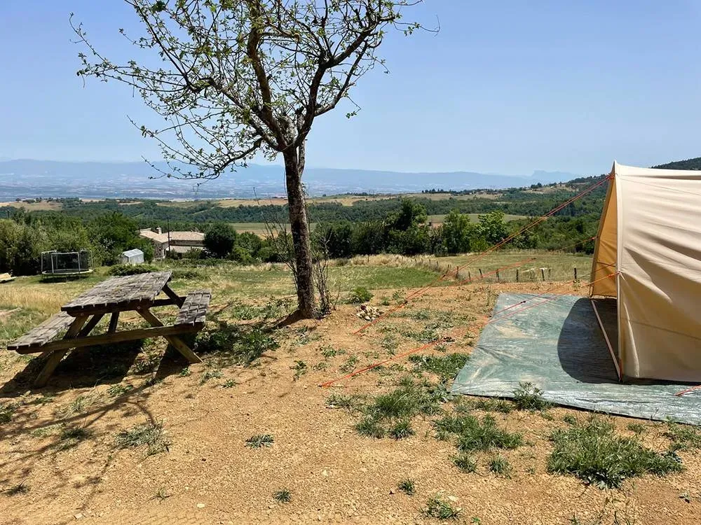 emplacement tente de camping