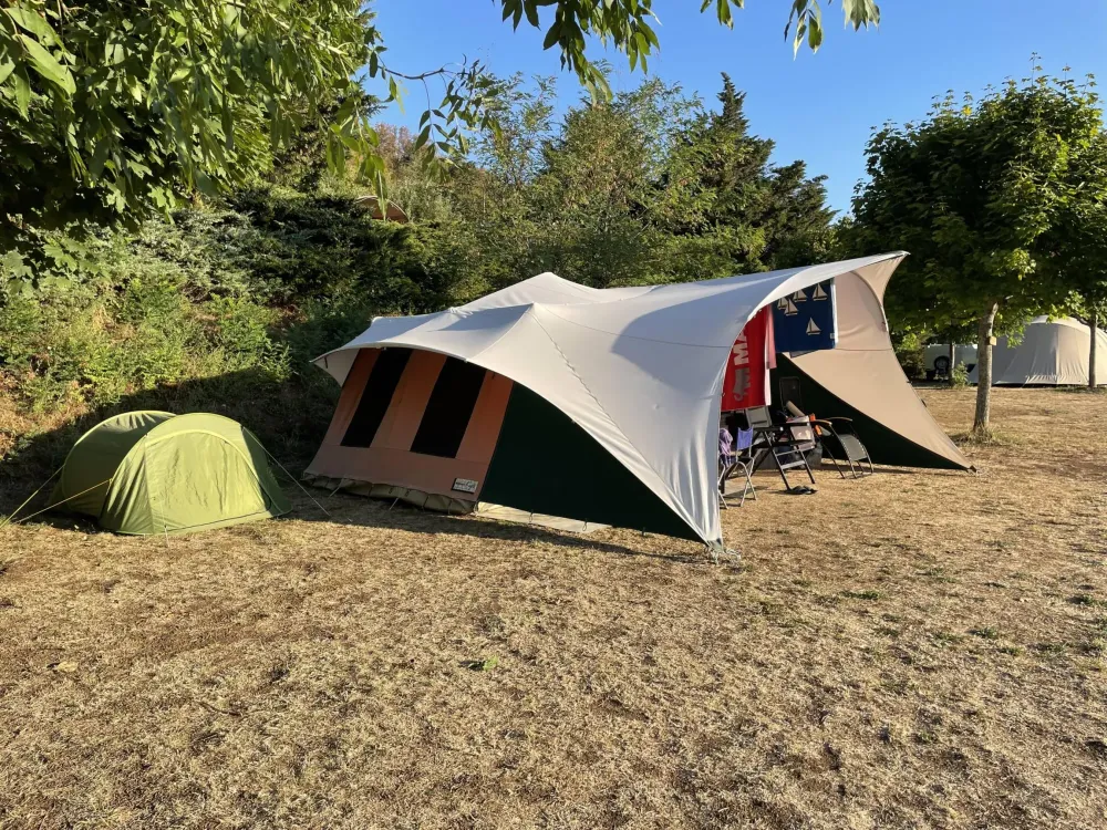 emplacement tente de camping