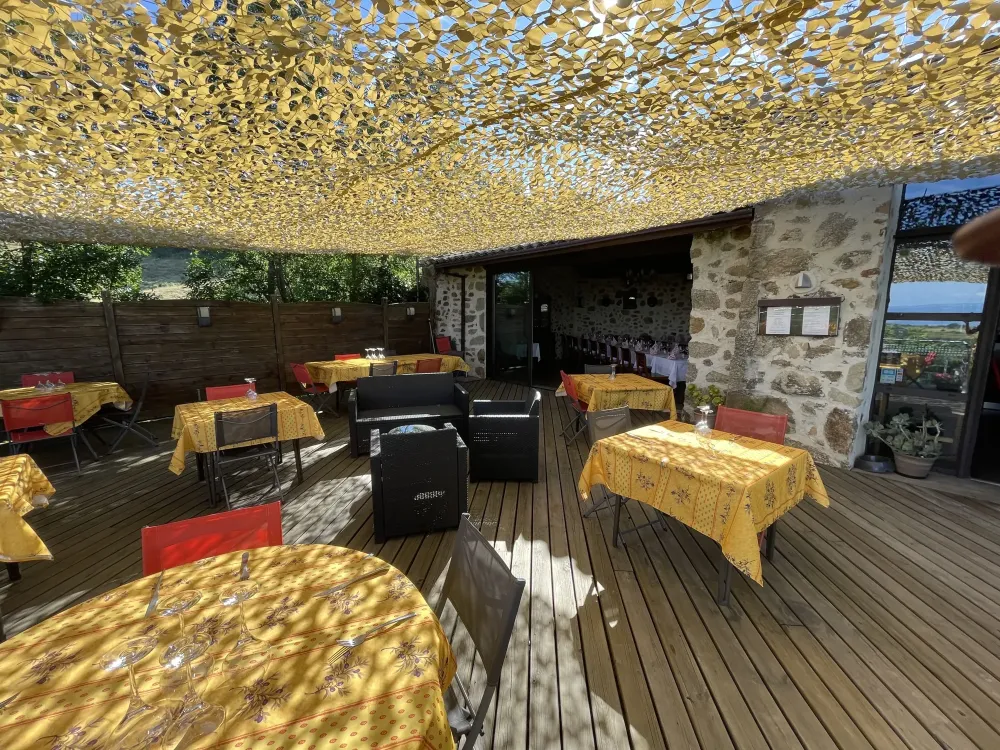 Terrasse du restaurant